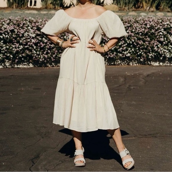 CJLA Adeline Cream Dress size S - Picture 8 of 8